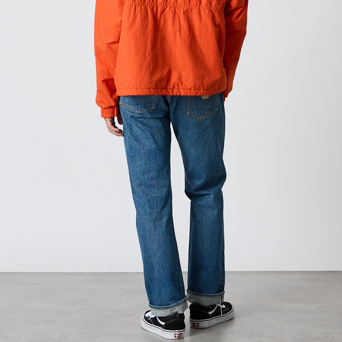 orSlow [オアスロウ] 105 スタンダード セルビッチデニムパンツ [01-1050] 84 2 YEAR &&モデル身長：175cm 着用サイズ：2&&