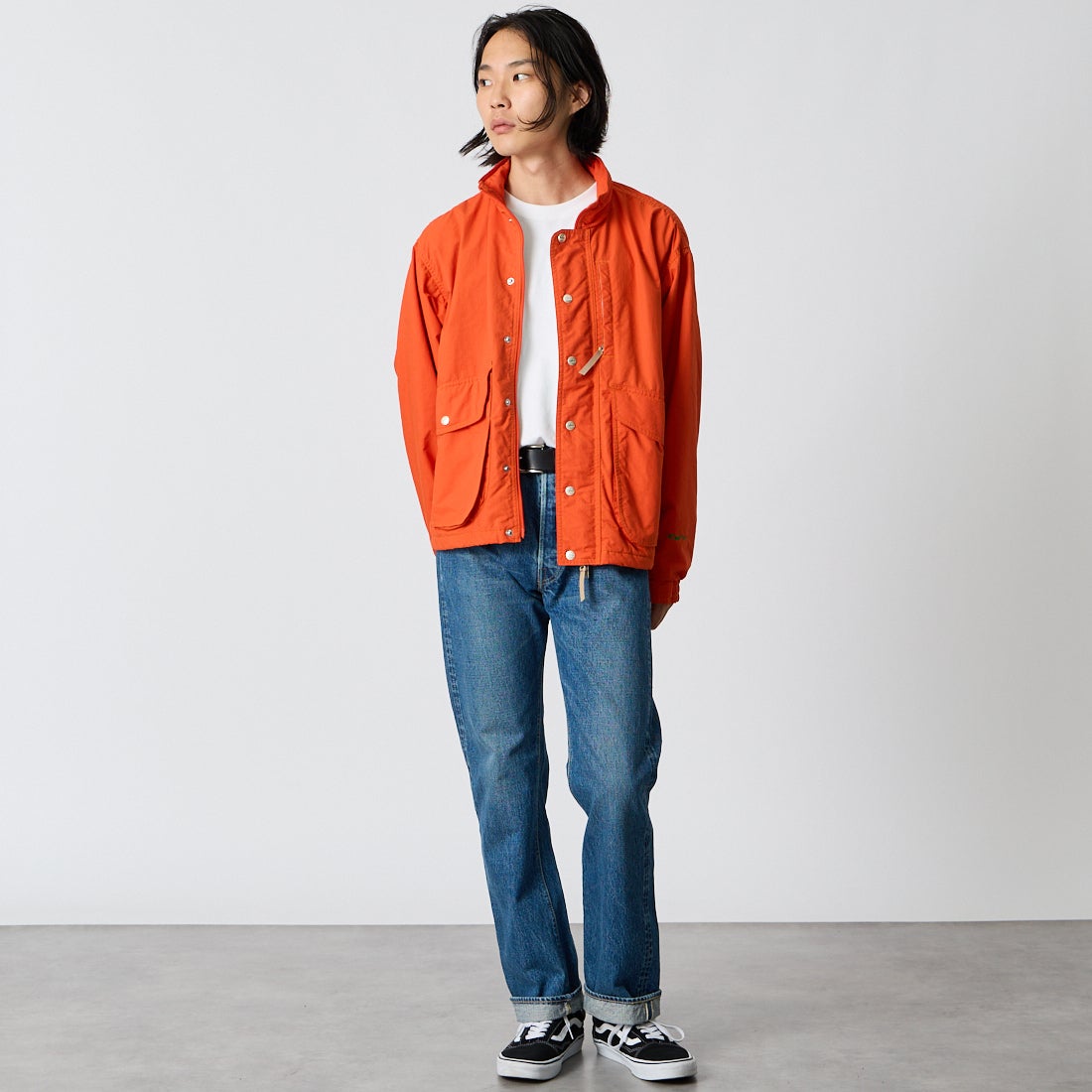 orSlow [オアスロウ] 105 スタンダード セルビッチデニムパンツ [01-1050] 84 2 YEAR &&モデル身長：175cm 着用サイズ：2&&