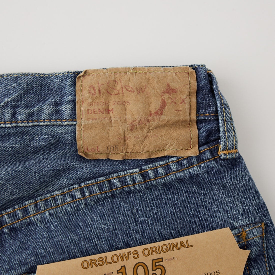 orSlow [オアスロウ] 105 スタンダード セルビッチデニムパンツ [01-1050] 84 2 YEAR
