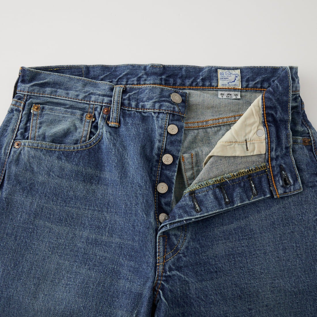 orSlow [オアスロウ] 105 スタンダード セルビッチデニムパンツ [01-1050] 84 2 YEAR