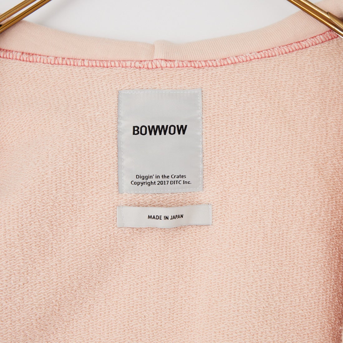 BOW WOW [バウワウ] オーバーフェードジップフーディ [BWU-OFZH] FADED RED