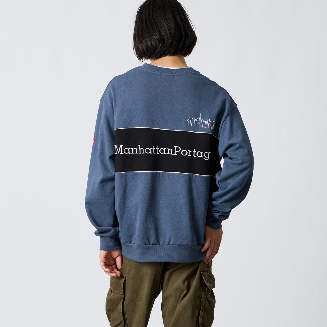 BLUE&&モデル身長：175cm 着用サイズ：L&&