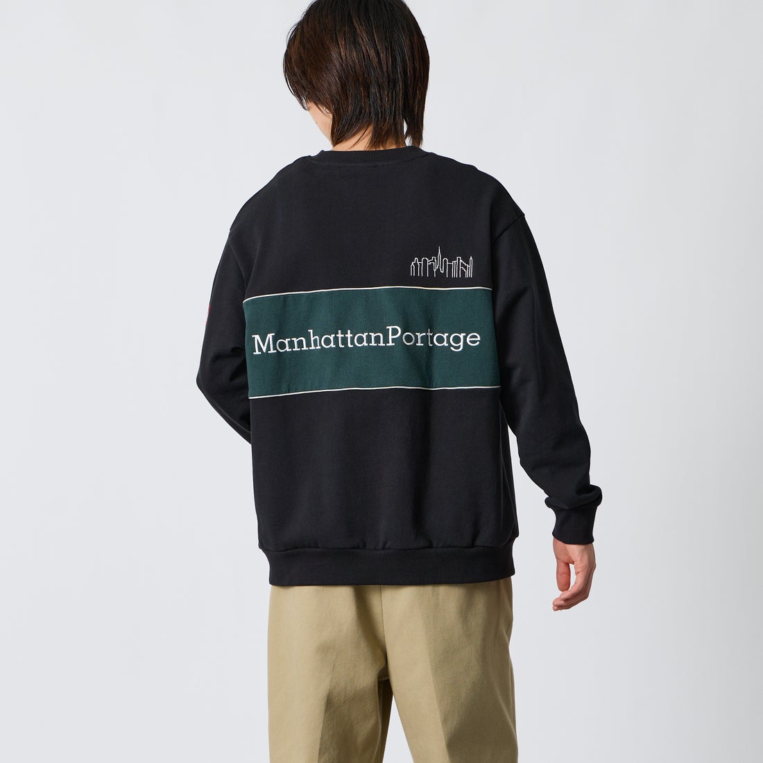 BLACK&&モデル身長：168cm 着用サイズ：L&&
