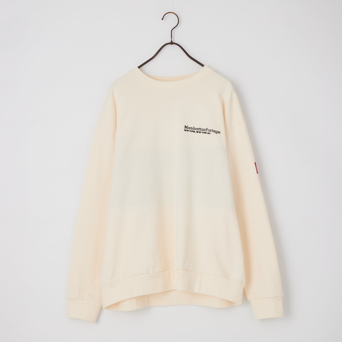 MANHATTAN PORTAGE [マンハッタンポーテージ] 別注 バック切替デザイン クルーネックスウェット [26FWMP-IN87-JF] IVORY