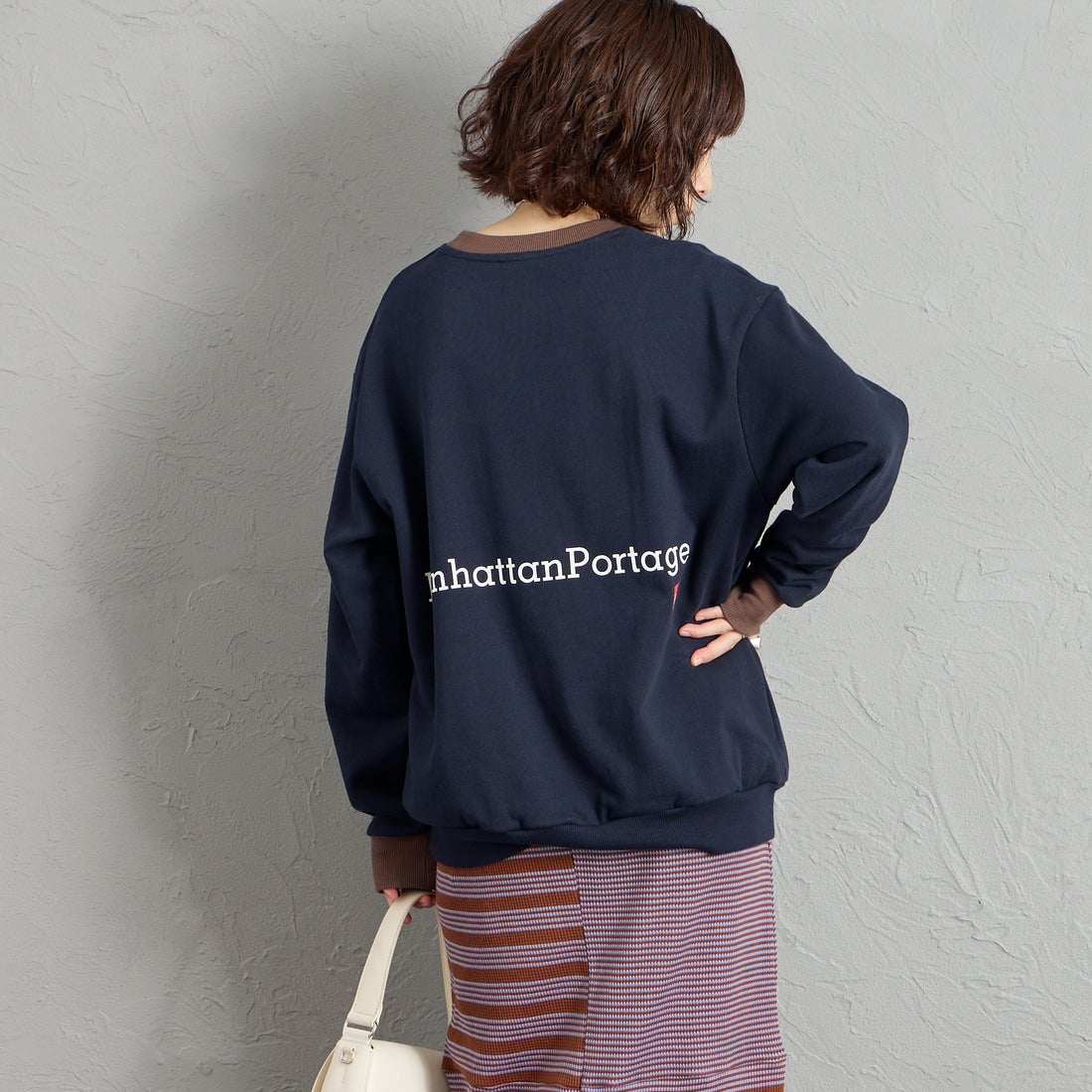 NAVY&&モデル身長：158cm 着用サイズ：S&&