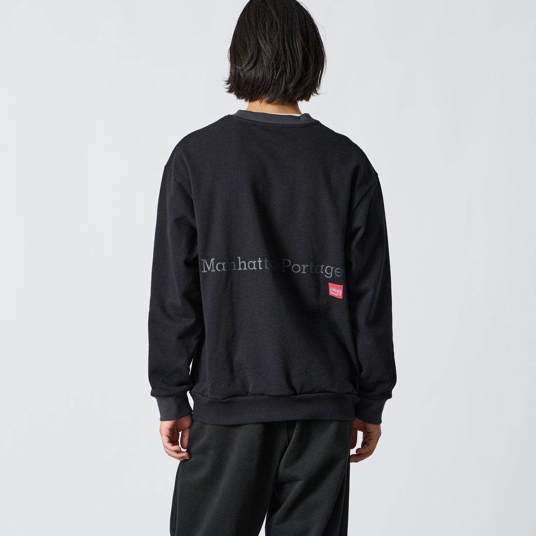 BLACK&&モデル身長：175cm 着用サイズ：L&&