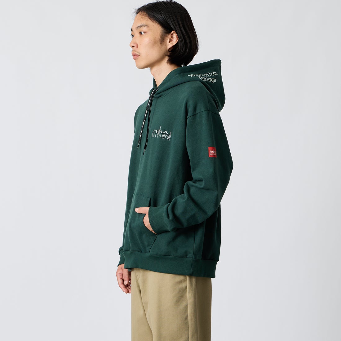 GREEN&&モデル身長：175cm 着用サイズ：L&&