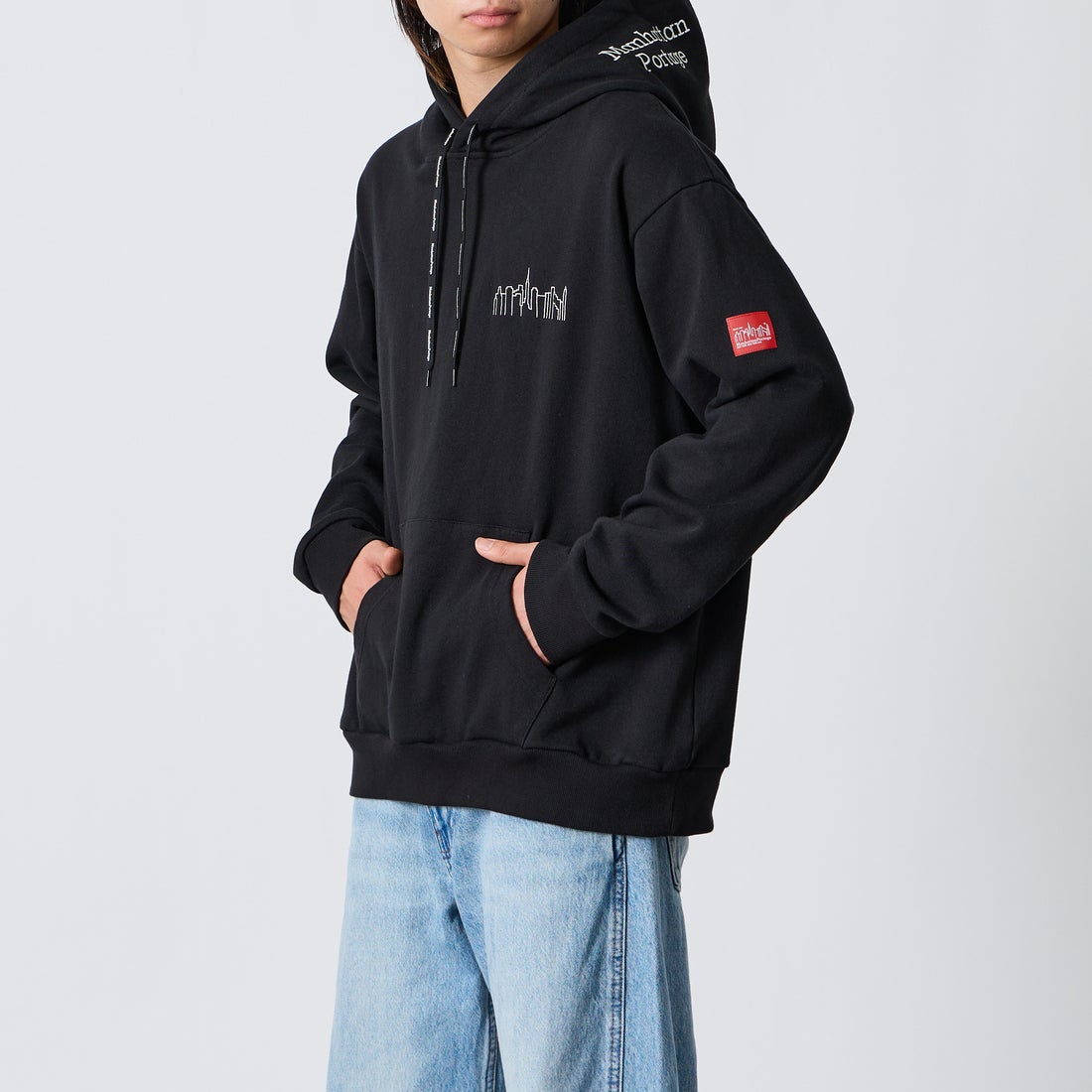 BLACK&&モデル身長：177cm 着用サイズ：L&&