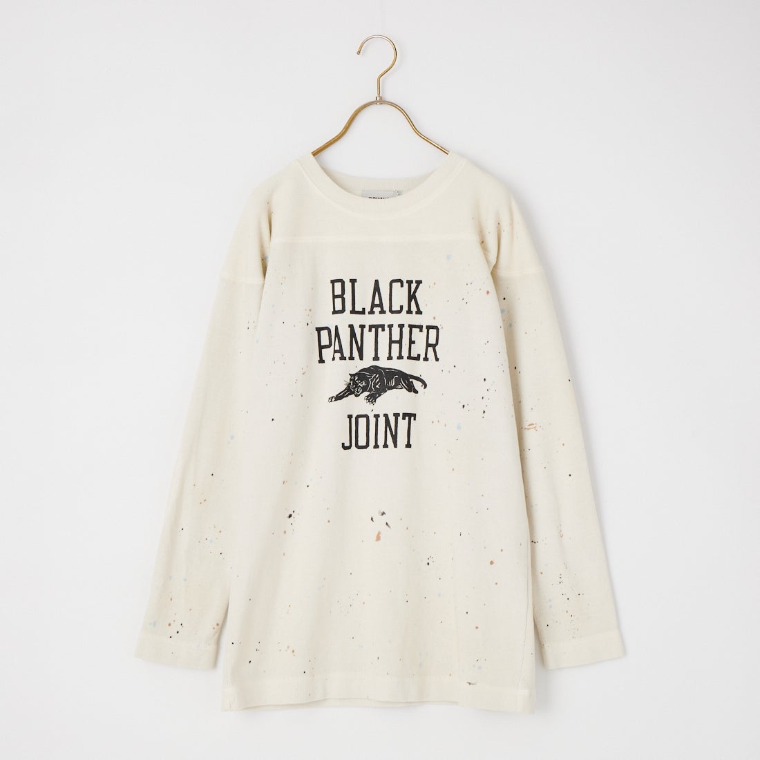 BOW WOW [バウワウ] ブラックパンサー ペイントフットボールTシャツ