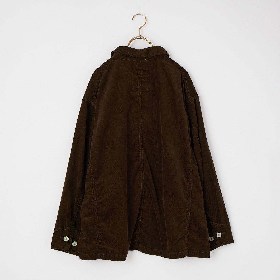 KHA:KI [カーキ] ルーズコーデュロイカバーオール [MIL26FJK3251] DK.BROWN