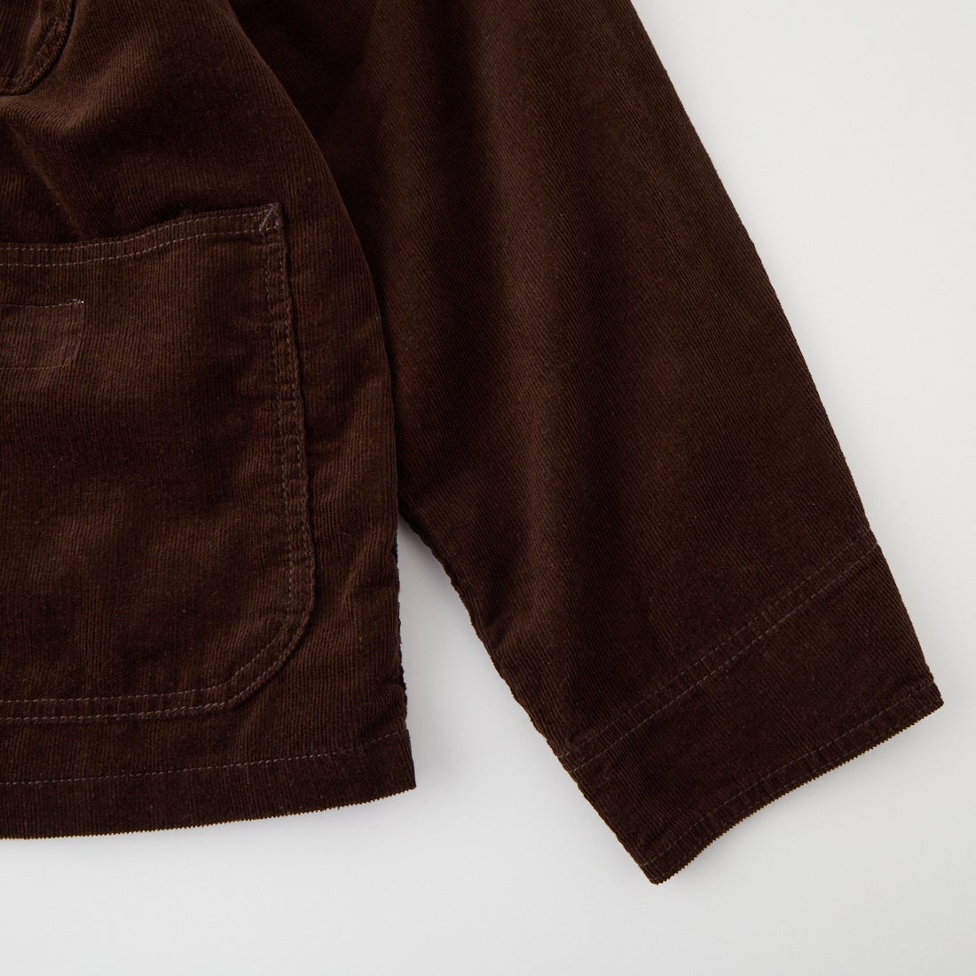 KHA:KI [カーキ] ルーズコーデュロイカバーオール [MIL26FJK3251] DK.BROWN