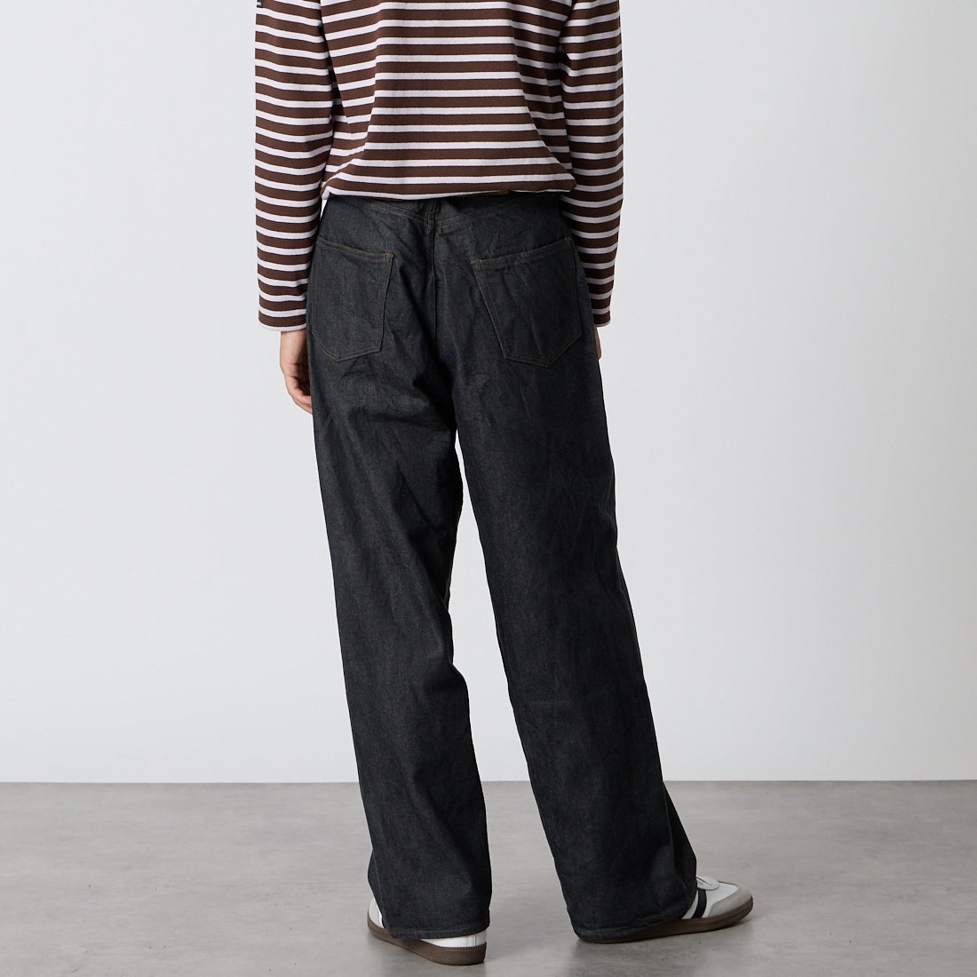 blurhms ROOTSTOCK [ブラームス ルーツストック] 13.5oz デニムワイドパンツ [BROOTS25S8F26] 02 S.BLACK