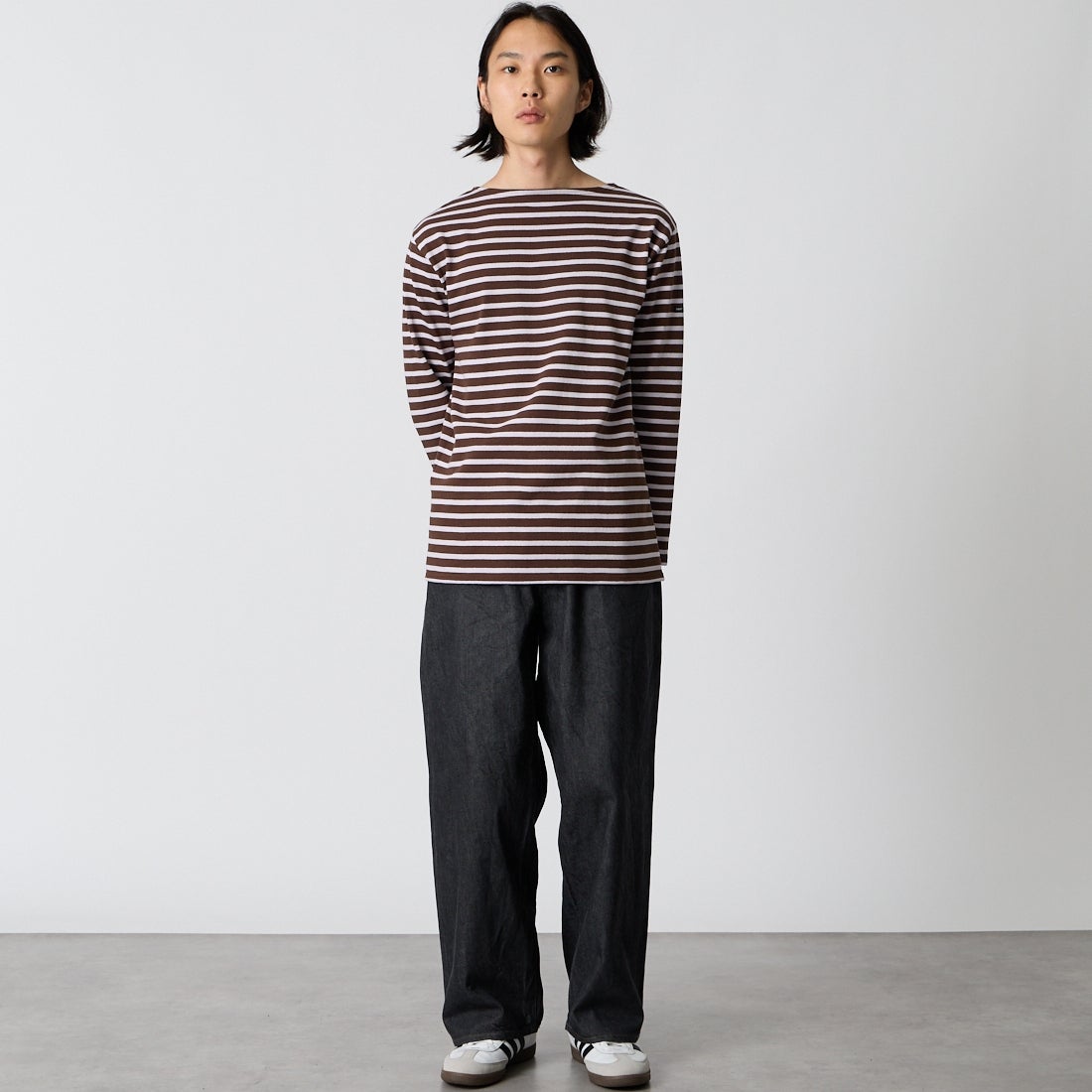 blurhms ROOTSTOCK [ブラームス ルーツストック] 13.5oz デニムワイドパンツ [BROOTS25S8F26] 02 S.BLACK