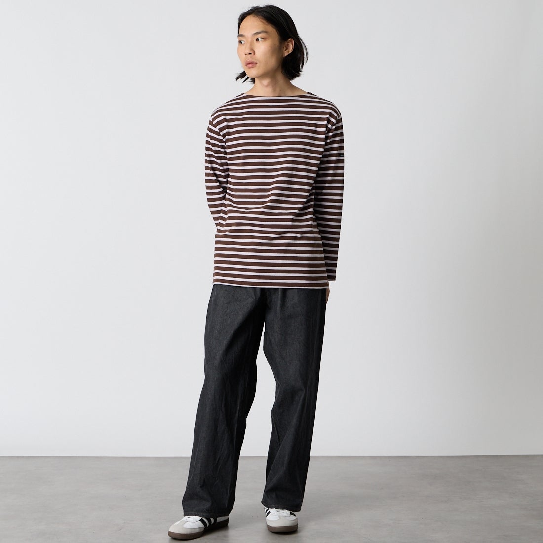 blurhms ROOTSTOCK [ブラームス ルーツストック] 13.5oz デニムワイドパンツ [BROOTS25S8F26] 02 S.BLACK