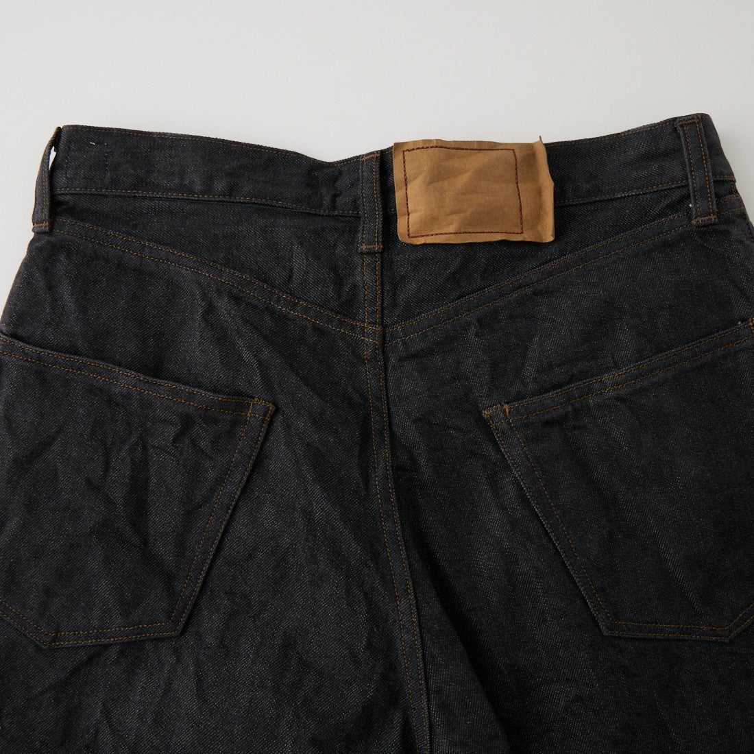 blurhms ROOTSTOCK [ブラームス ルーツストック] 13.5oz デニムワイドパンツ [BROOTS25S8F26] 02 S.BLACK