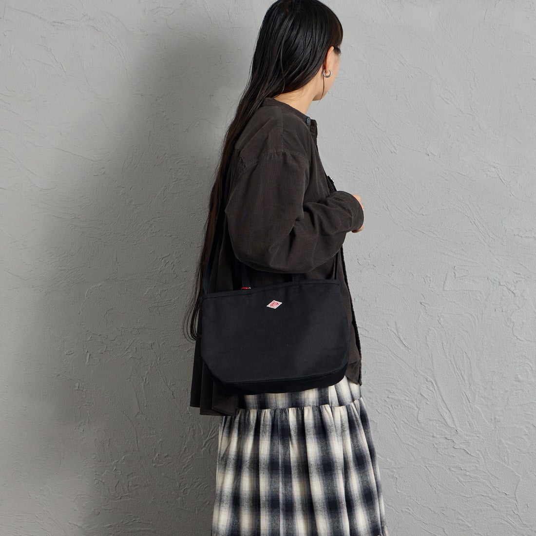 DANTON [ダントン] コットンキャンバス2WAYバッグ [ORSAY-MOYEN] BLACK