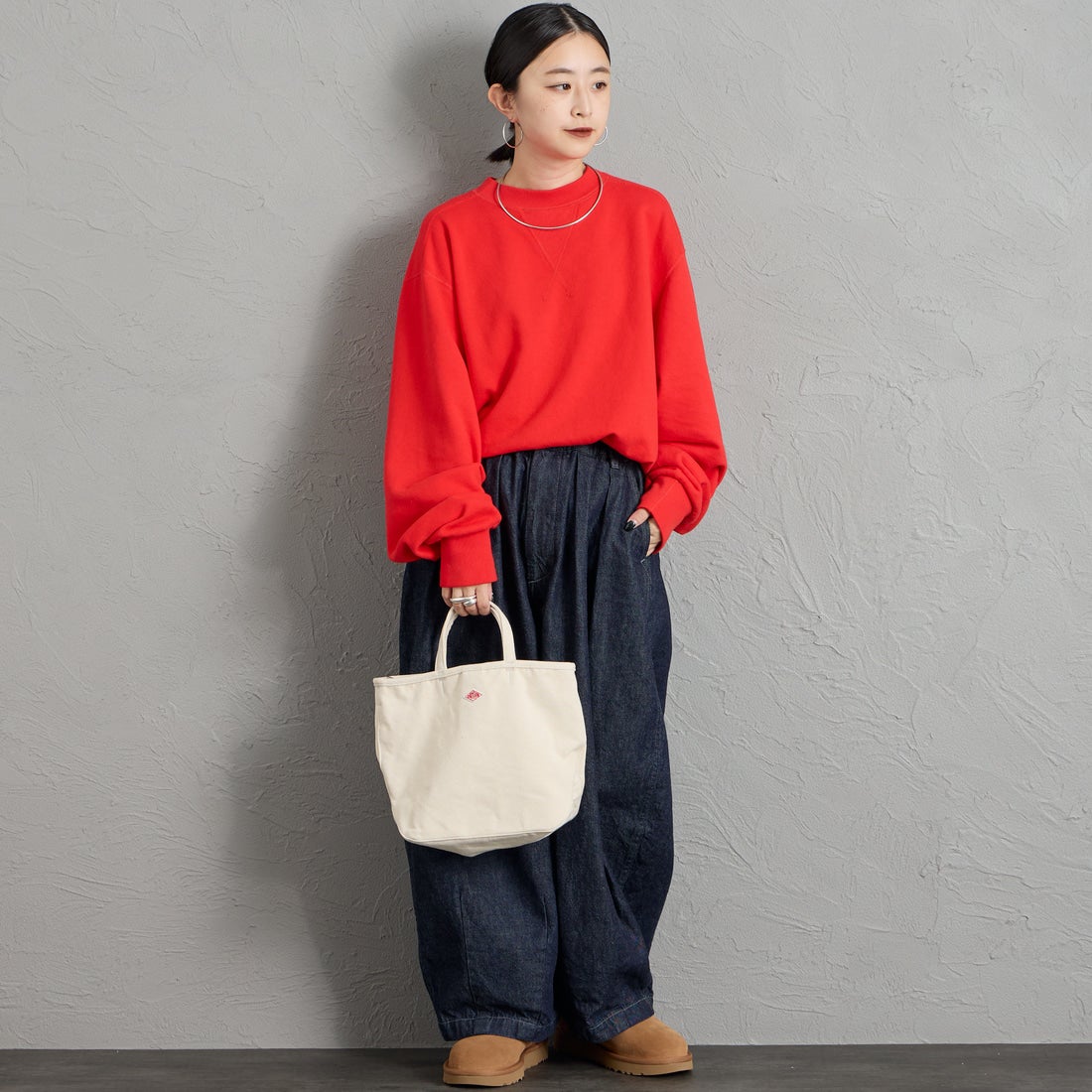 DANTON [ダントン] コットンキャンバス2WAYバッグ [ORSAY-MOYEN] ECRU