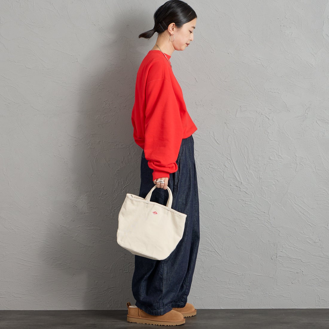 DANTON [ダントン] コットンキャンバス2WAYバッグ [ORSAY-MOYEN] ECRU