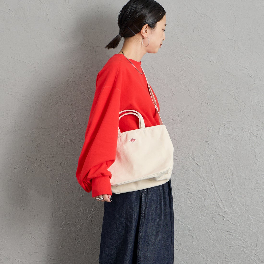 DANTON [ダントン] コットンキャンバス2WAYバッグ [ORSAY-MOYEN] ECRU
