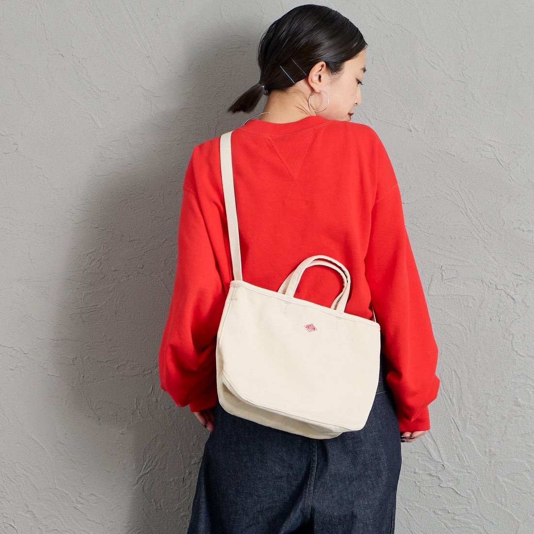DANTON [ダントン] コットンキャンバス2WAYバッグ [ORSAY-MOYEN] ECRU
