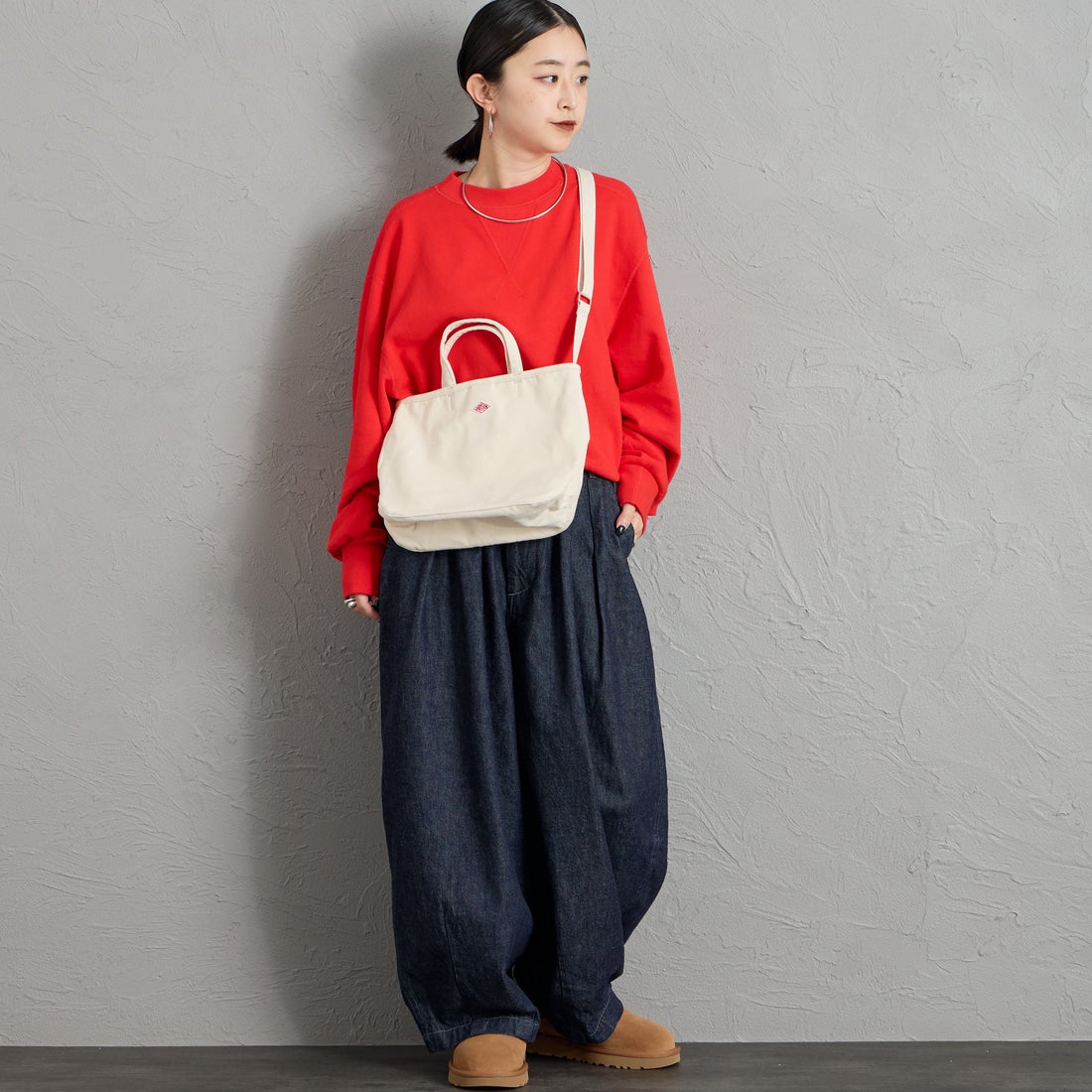 DANTON [ダントン] コットンキャンバス2WAYバッグ [ORSAY-MOYEN] ECRU