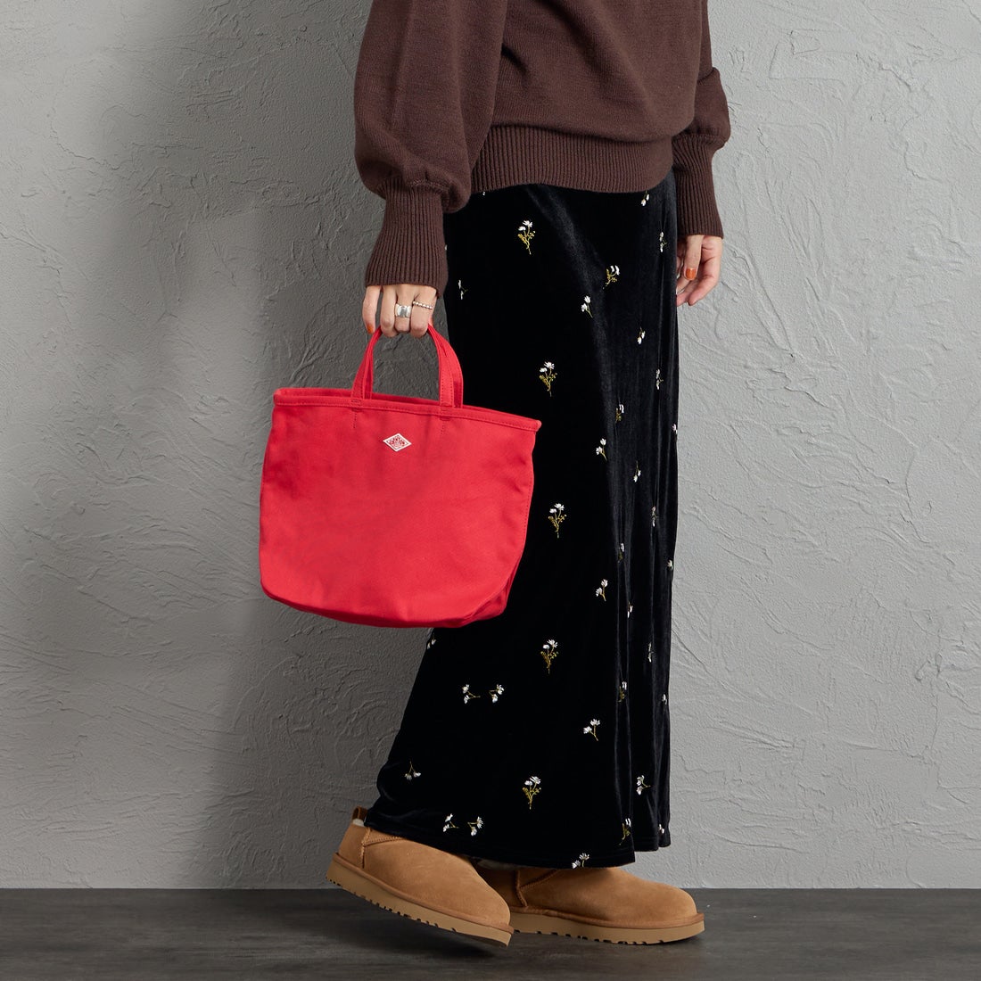 DANTON [ダントン] コットンキャンバス2WAYバッグ [ORSAY-MOYEN] RED
