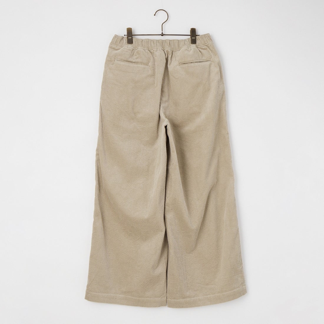 maison de soil [メゾンドソイル] 8ウェールコーデュロイ イージーワイドパンツ [GNMDS2052CR] 8200 BEIGE