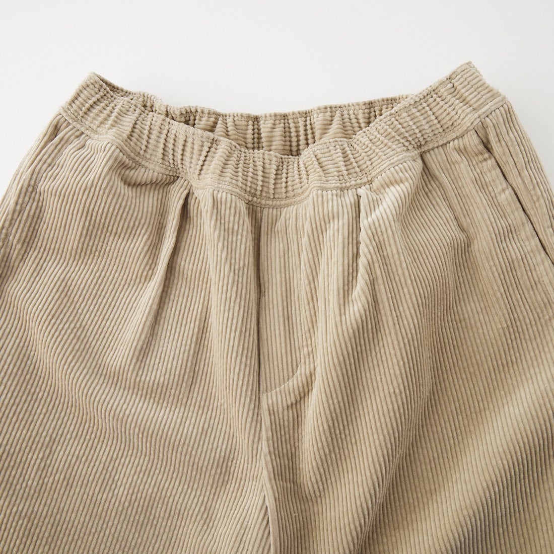 maison de soil [メゾンドソイル] 8ウェールコーデュロイ イージーワイドパンツ [GNMDS2052CR] 8200 BEIGE