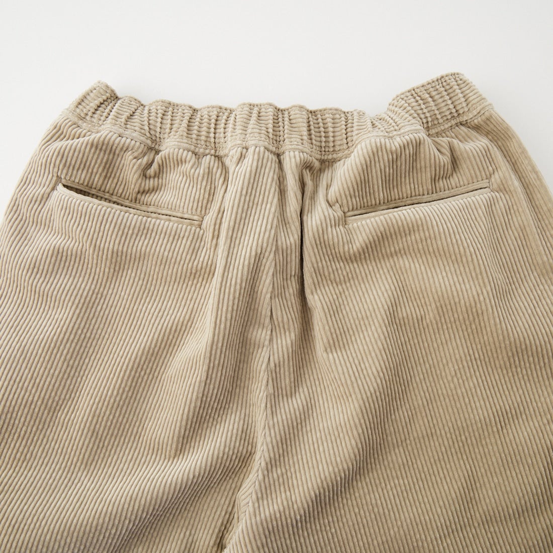maison de soil [メゾンドソイル] 8ウェールコーデュロイ イージーワイドパンツ [GNMDS2052CR] 8200 BEIGE
