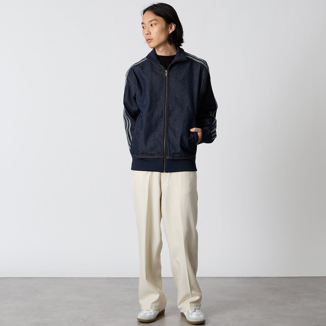 adidas Originals [アディダス オリジナルス] ファイヤーバード アディカラー ローデニムトラックトップ [MBP59] KS4971