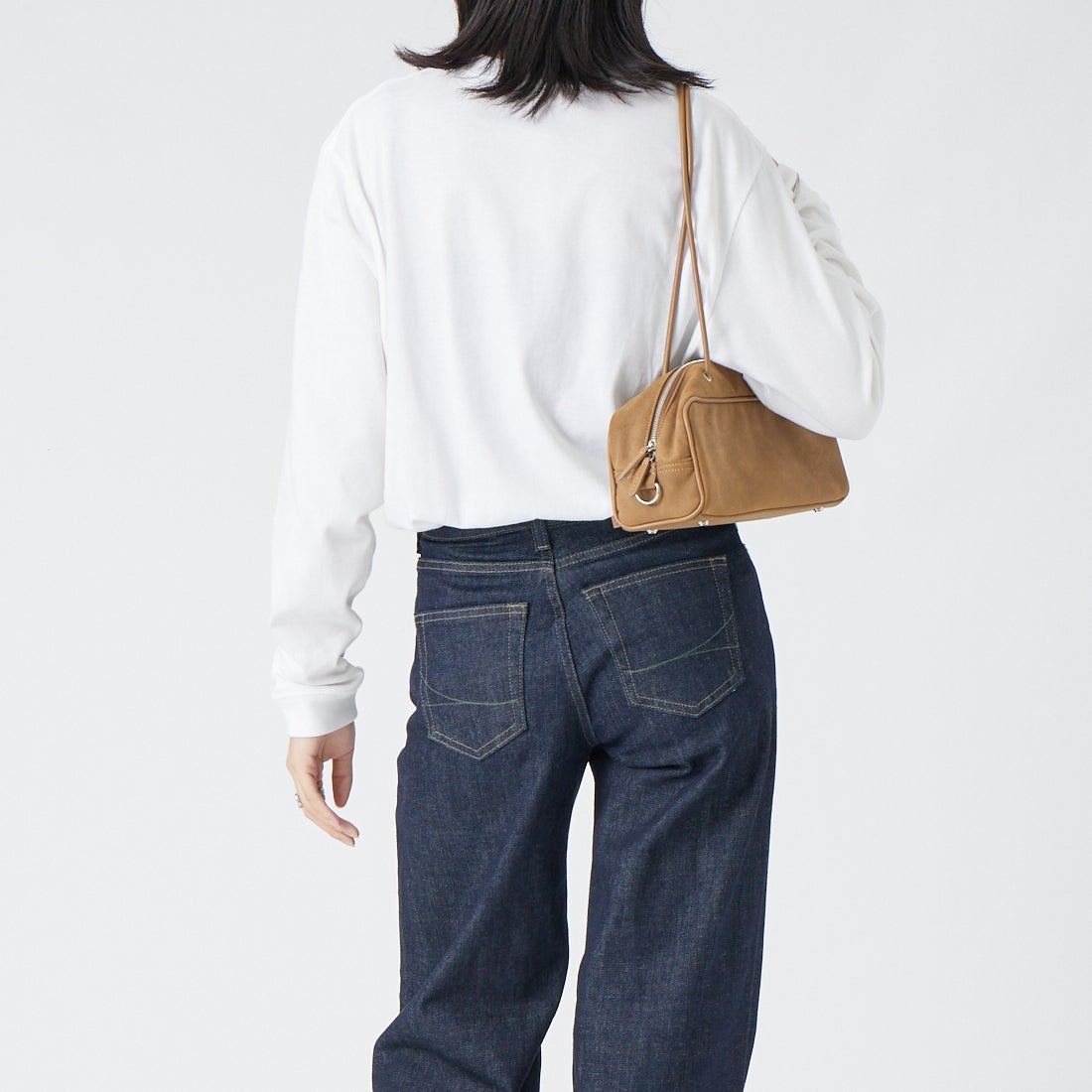 GOOD ROCK SPEED [グッドロックスピード] Marilyn Monroe / ロングスリーブTシャツ [26MRM203W] WHITE &&モデル身長：162cm 着用サイズ：F&&