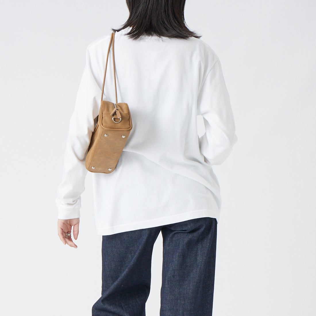GOOD ROCK SPEED [グッドロックスピード] Marilyn Monroe / ロングスリーブTシャツ [26MRM203W] WHITE &&モデル身長：162cm 着用サイズ：F&&