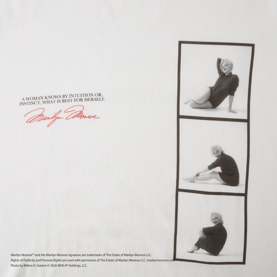 GOOD ROCK SPEED [グッドロックスピード] Marilyn Monroe / ロングスリーブTシャツ [26MRM203W] WHITE