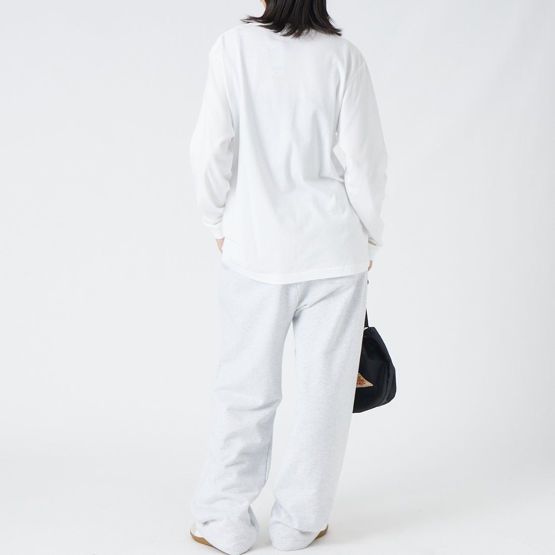 GOOD ROCK SPEED [グッドロックスピード] Marilyn Monroe / ロングスリーブTシャツ [26MRM204W] WHITE &&モデル身長：162cm 着用サイズ：F&&