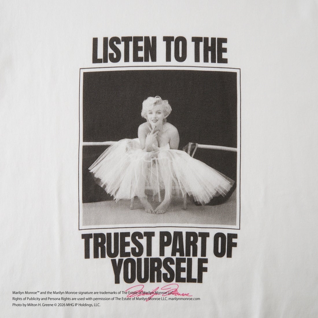 GOOD ROCK SPEED [グッドロックスピード] Marilyn Monroe / ロングスリーブTシャツ [26MRM204W] WHITE