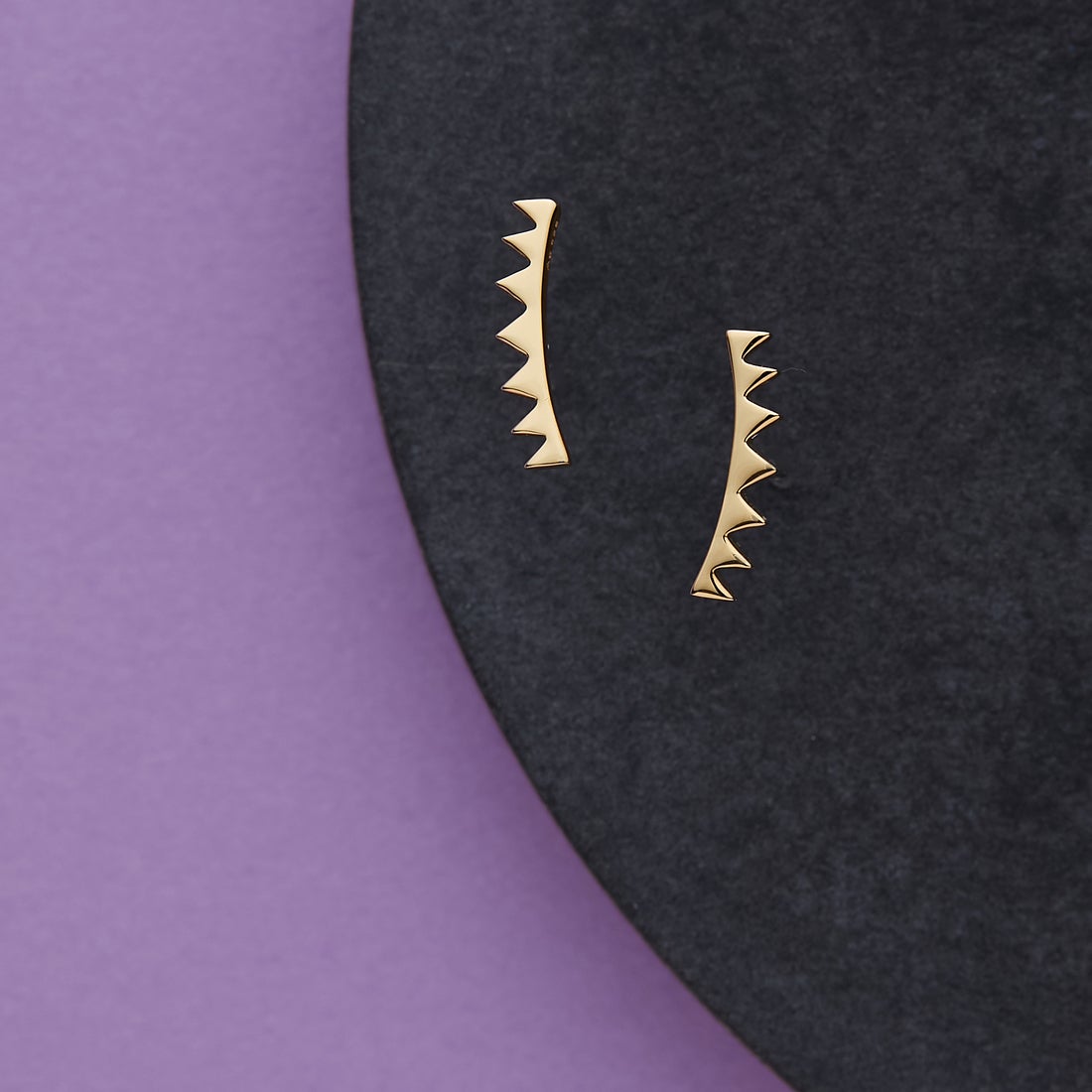 Baqless [バックレス] アミティ リッジゴールドピアス [262AM-RD-YG] GOLD