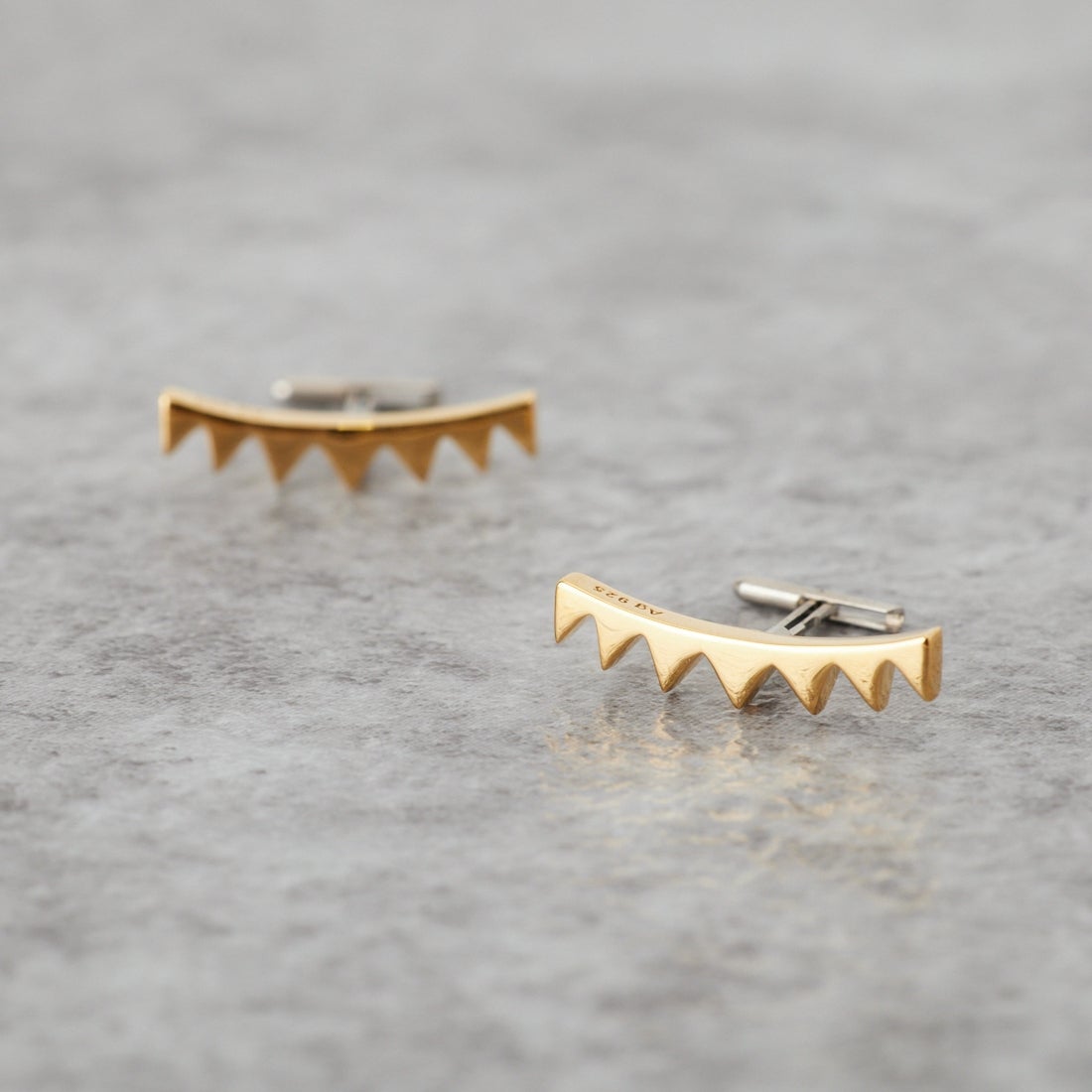 Baqless [バックレス] アミティ リッジゴールドピアス [262AM-RD-YG] GOLD