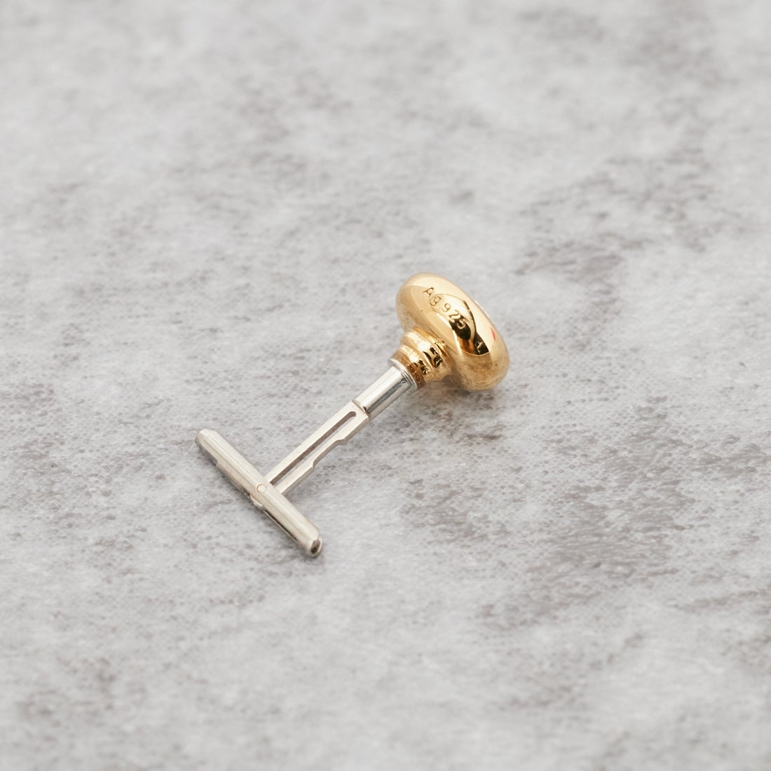 Baqless [バックレス] オネスティ オーラゴールドピアス [CZ-AU-YG] GOLD