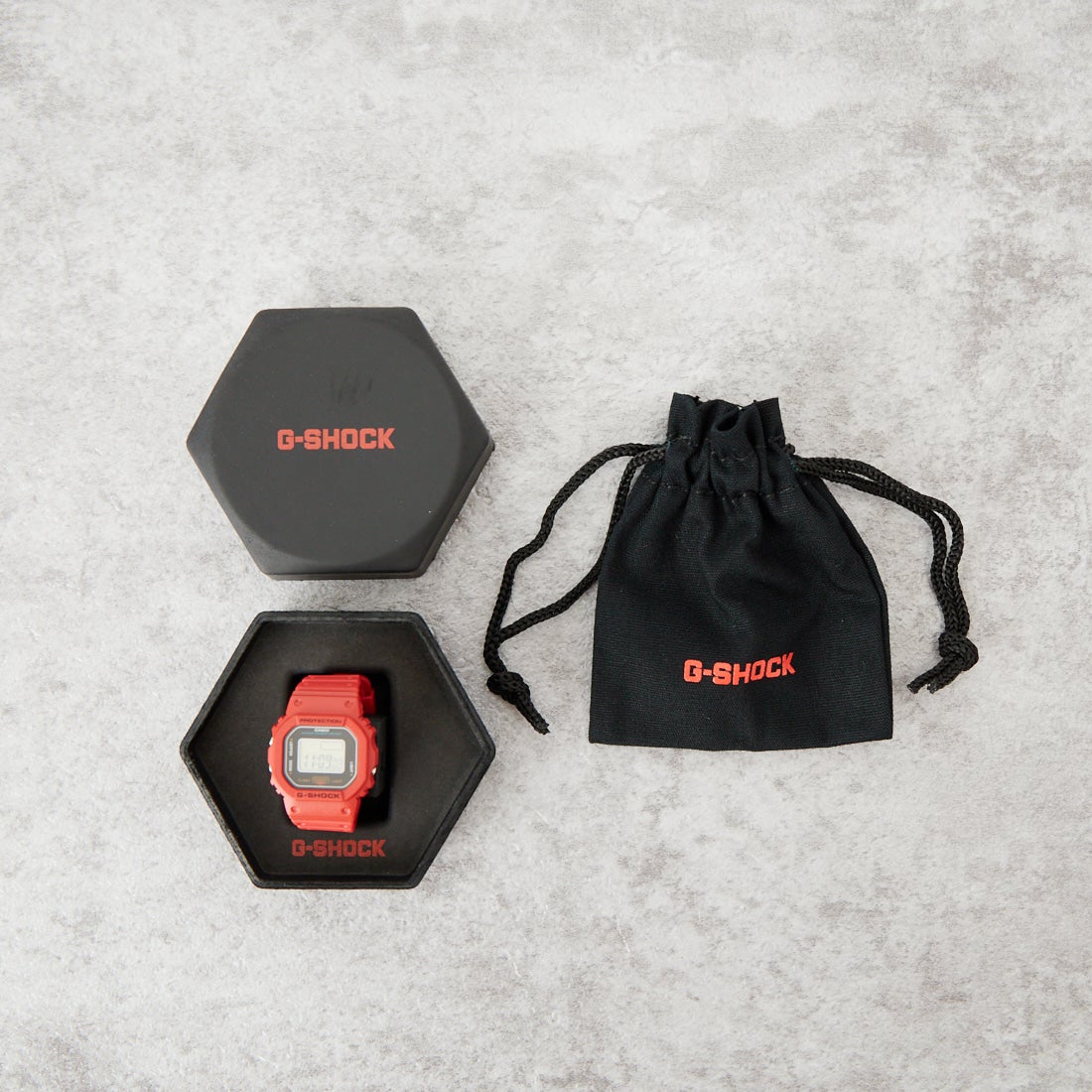 CASIO [カシオ] G-SHOCK nano [DWN-5600-4JR] RED