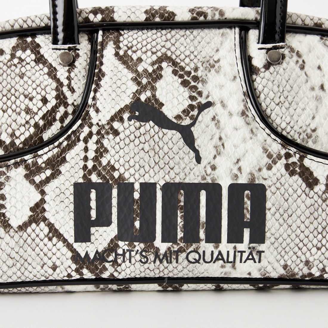 PUMA [プーマ] 1976 スネークスキン フルートグリップバッグ [092859] 01 PUMA WH