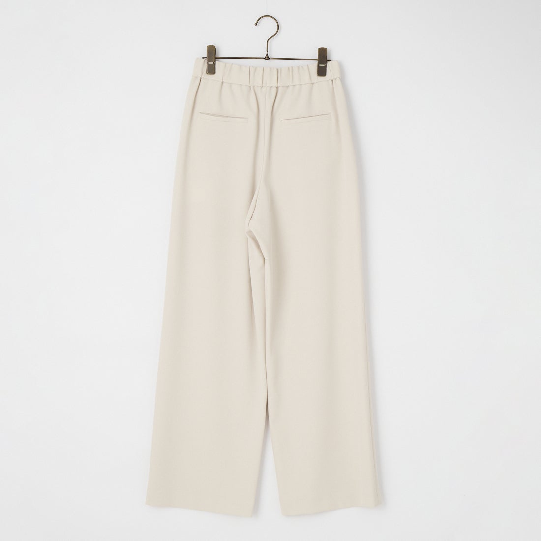 Jeans Factory Clothes [ジーンズファクトリークローズ] 杢調ツイルストレッチワイドパンツ [J-4652] OFF BEIGE
