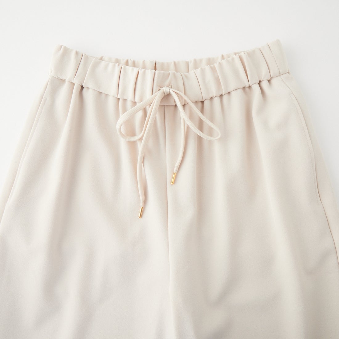 Jeans Factory Clothes [ジーンズファクトリークローズ] 杢調ツイルストレッチワイドパンツ [J-4652] OFF BEIGE