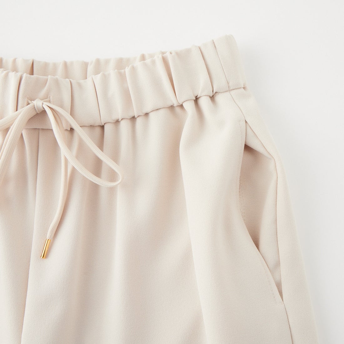 Jeans Factory Clothes [ジーンズファクトリークローズ] 杢調ツイルストレッチワイドパンツ [J-4652] OFF BEIGE