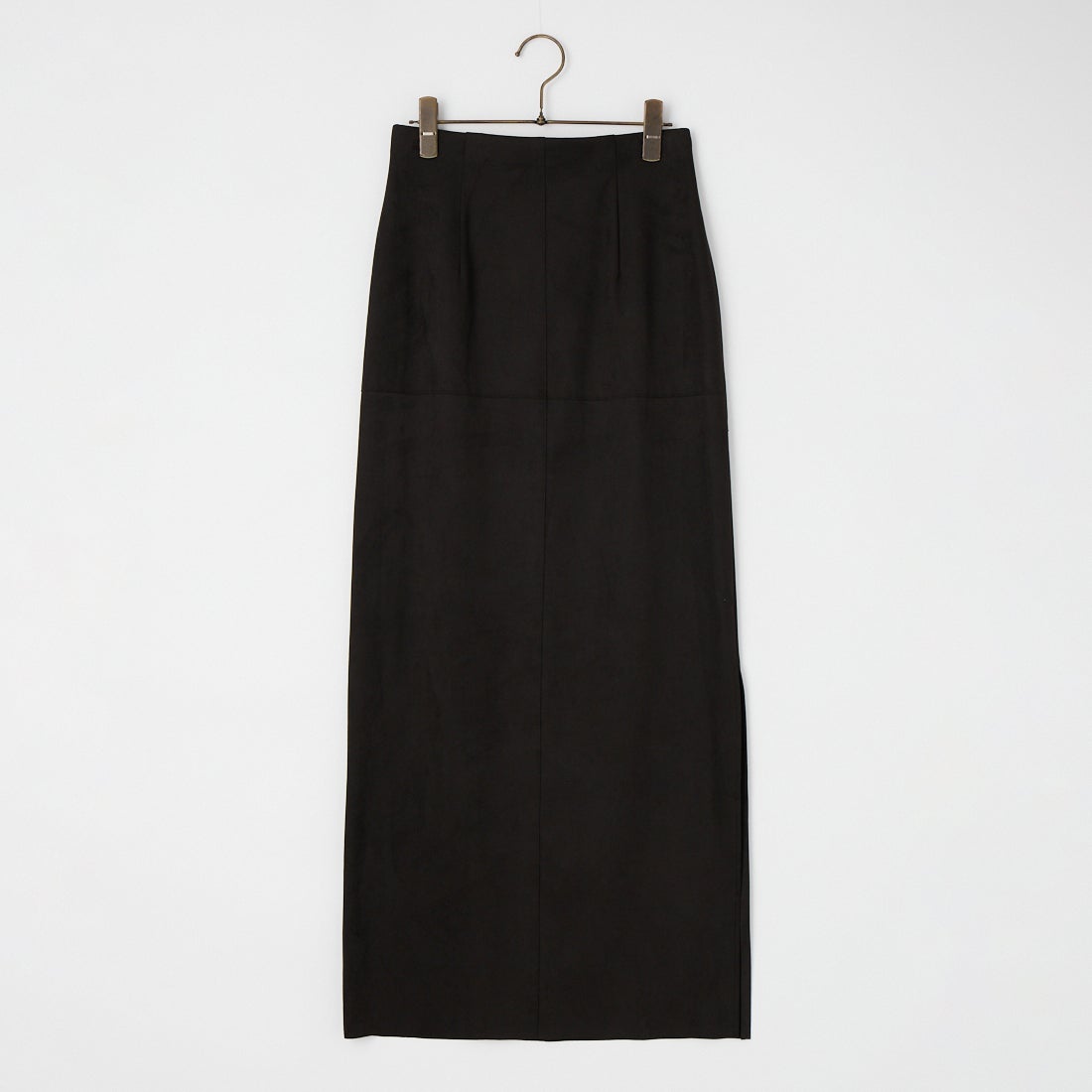 Jeans Factory Clothes [ジーンズファクトリークローズ] フェイクスエードタイトスカート [J-4974] BLACK