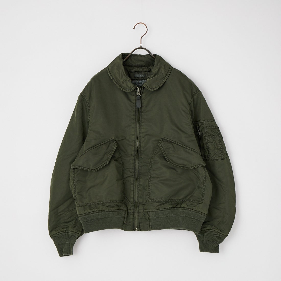 FIDELITY [フィデリティ] 別注 ヴィンテージウォッシュ CWUフライトジャケット [1640-26775903-JF] D.OLIVE