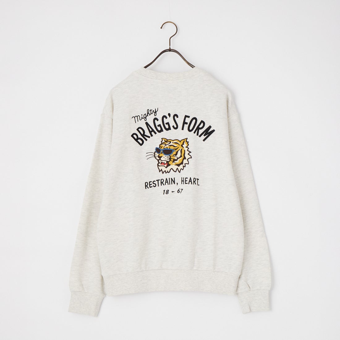 33Degrees [サーティスリーディグリーズ] 刺繍クルーネックスウェット [TDR-264-064] 04 KNRﾄﾗﾍｯ