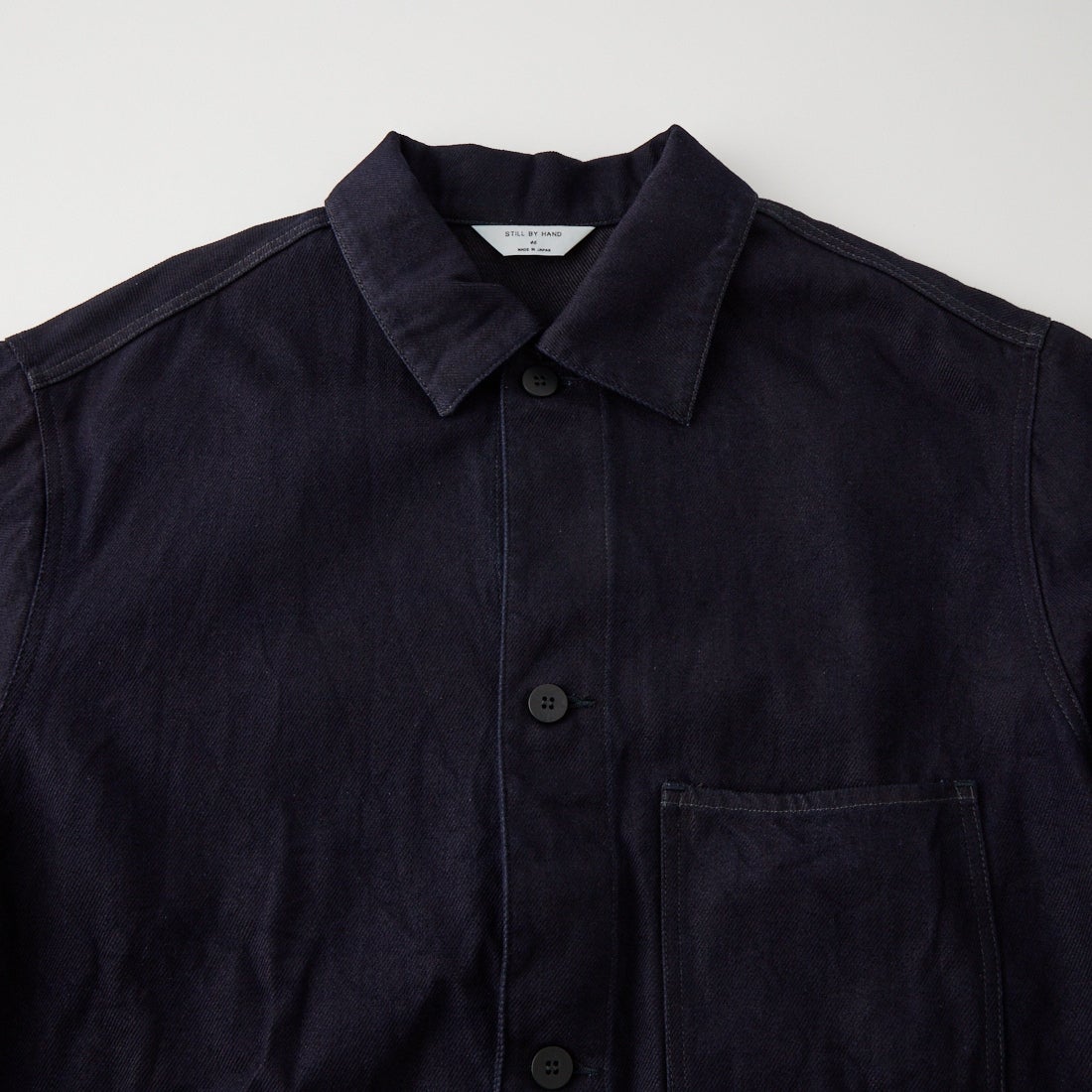 STILL BY HAND [スティルバイハンド] 12oz デニムジャケット [DN02263] DARK NAVY
