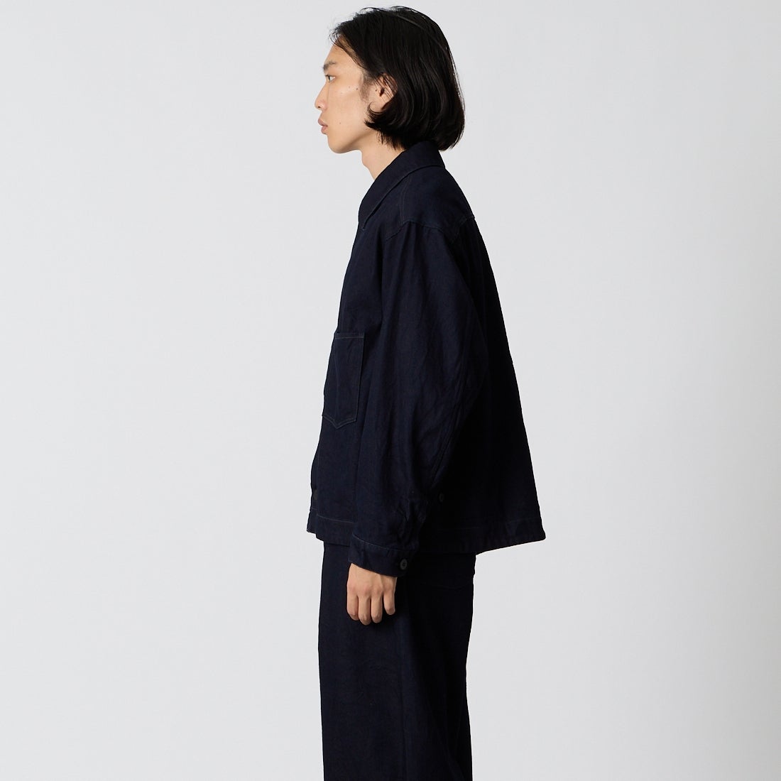 STILL BY HAND [スティルバイハンド] 12oz デニムジャケット [DN02263] DARK NAVY