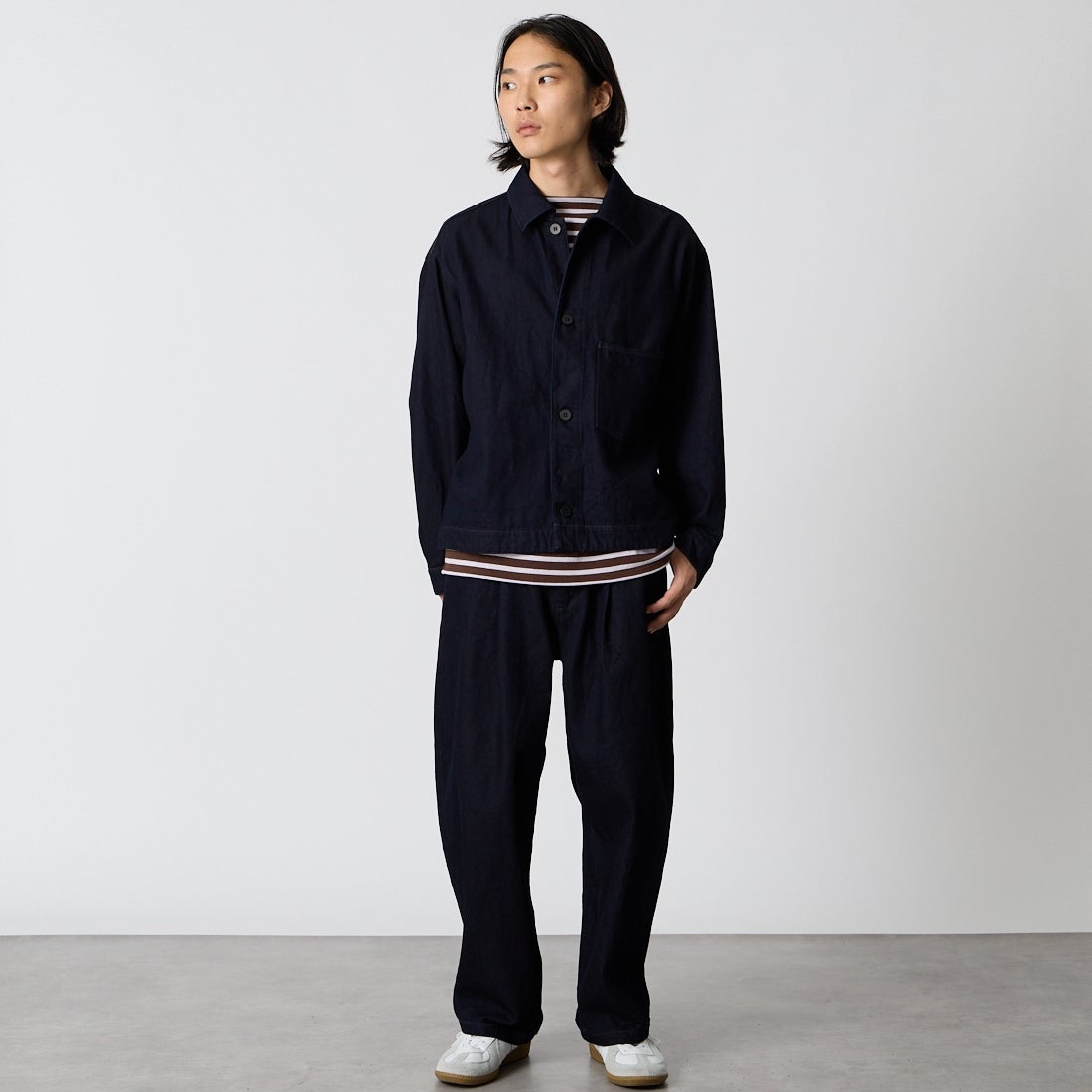 STILL BY HAND [スティルバイハンド] 12oz デニムジャケット [DN02263] DARK NAVY