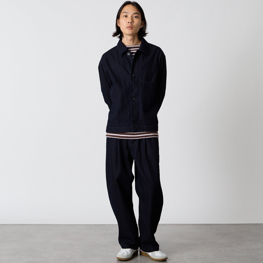 STILL BY HAND [スティルバイハンド] 12oz デニムジャケット [DN02263] DARK NAVY
